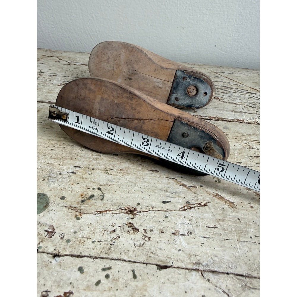 Vintage Morton Last Co Wooden Child Shoe Forms Size 3.5D Model 150 Cobbler Pair - Picture 7 of 7
